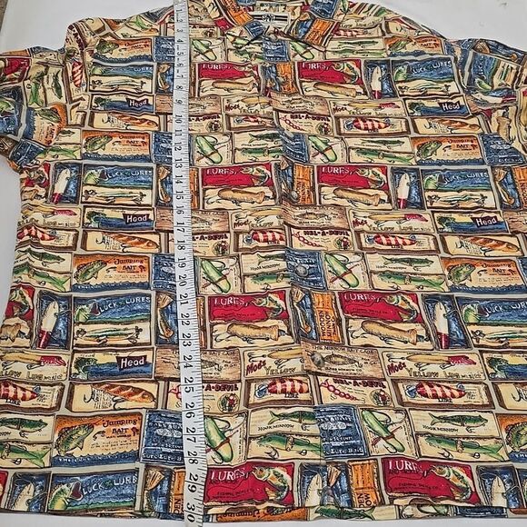 SPOT fishing Print Vintage Shirt Xl - Picture 5 of 8